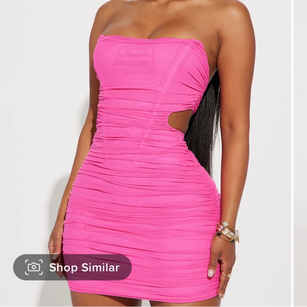 Fashion Nova Strapless Dress